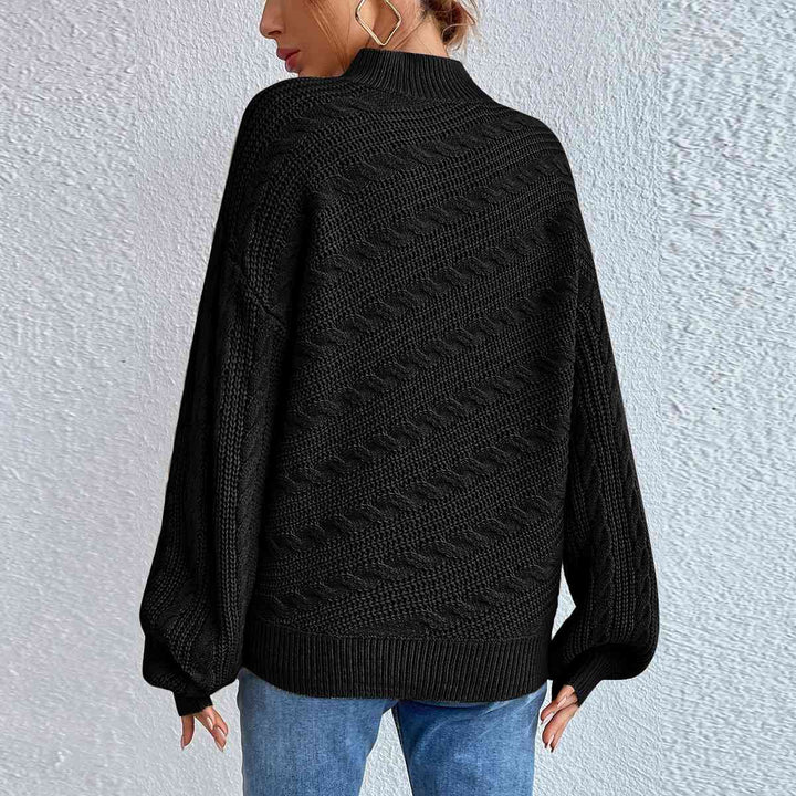 Sylvara | Cozy Cable Knit Sweater for Women Warm Fashion