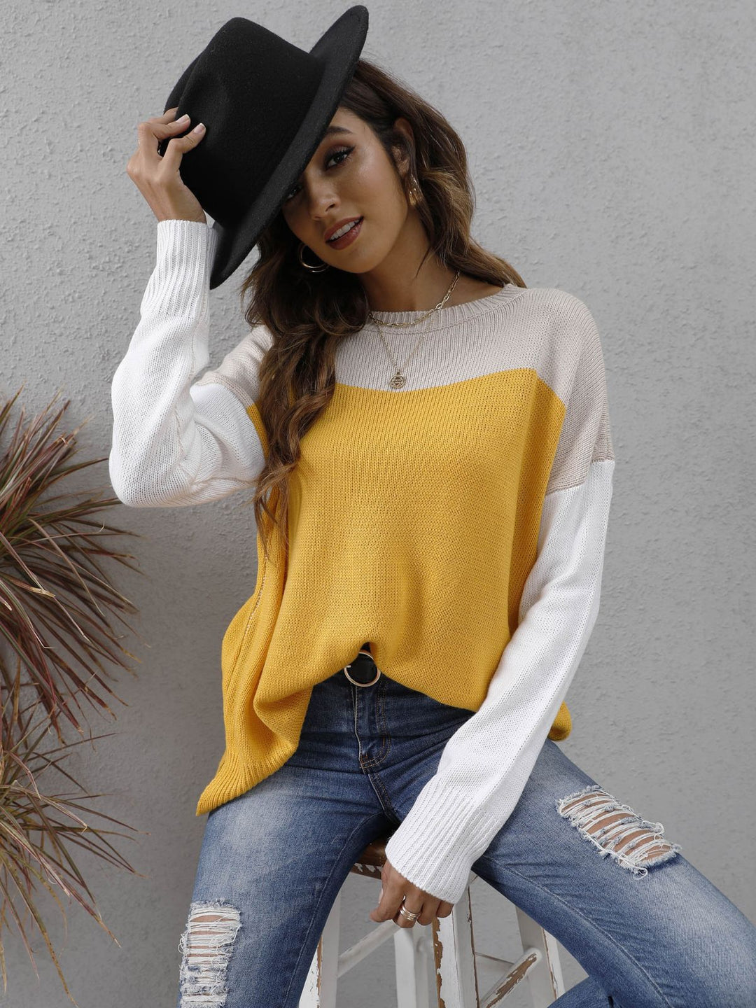 Novessa | Cozy Long Sleeve Pullover for Stylish Layering