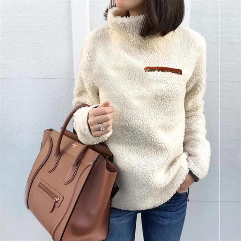 Zelithia | Cozy Turtleneck Sweater for Stylish Winter Layering