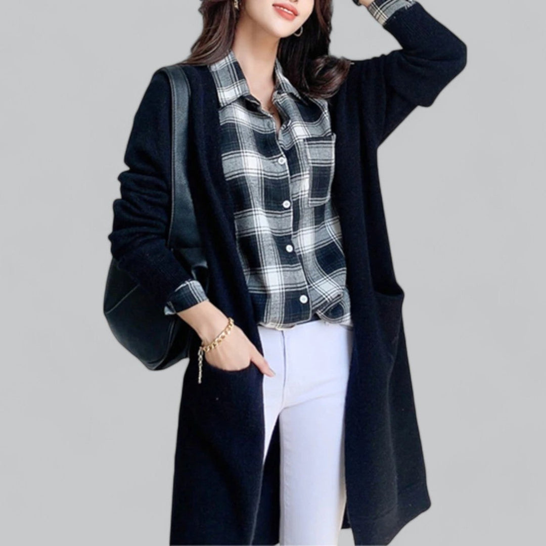 Arissio | Women's Classy Cashmere Knitted Cardigan