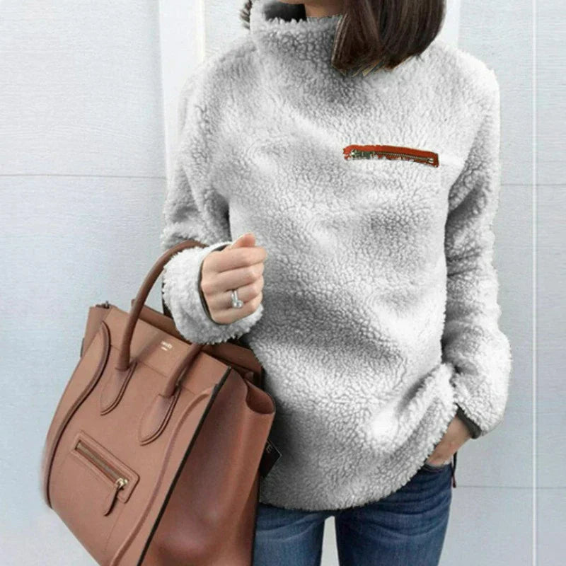 Zelithia | Cozy Turtleneck Sweater for Stylish Winter Layering