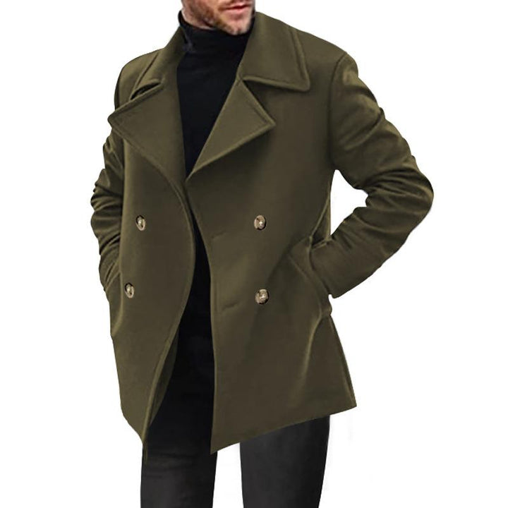 Sorez | Double-Breasted Men's Coat for Stylish Look