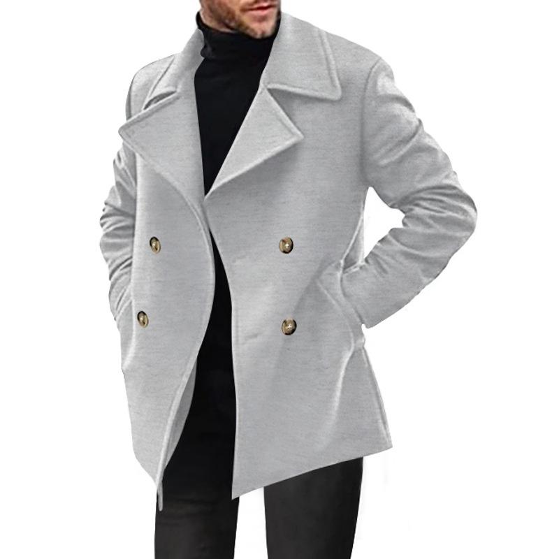 Sorez | Double-Breasted Men's Coat for Stylish Look