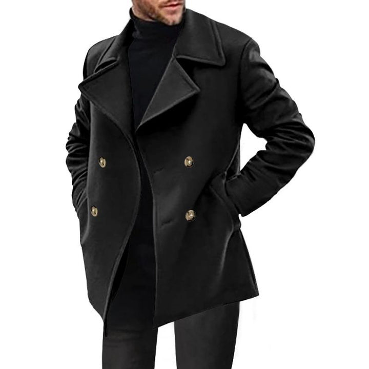 Sorez | Double-Breasted Men's Coat for Stylish Look