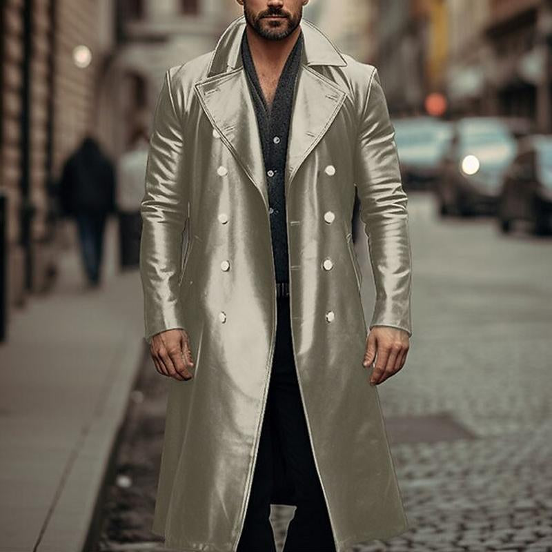 Lioris | Classic Long Coat for Men, Stylish Outerwear Fashion